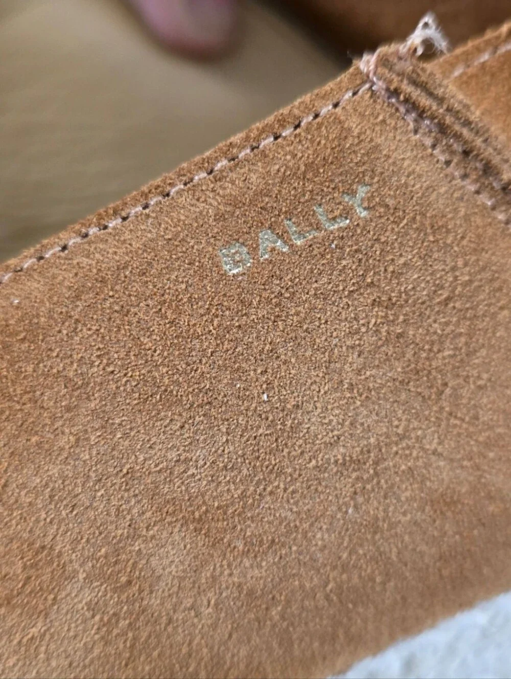 Bally Karakas Kolby Calf Suede Loafers Size 44 (11US)MEN'S Brown